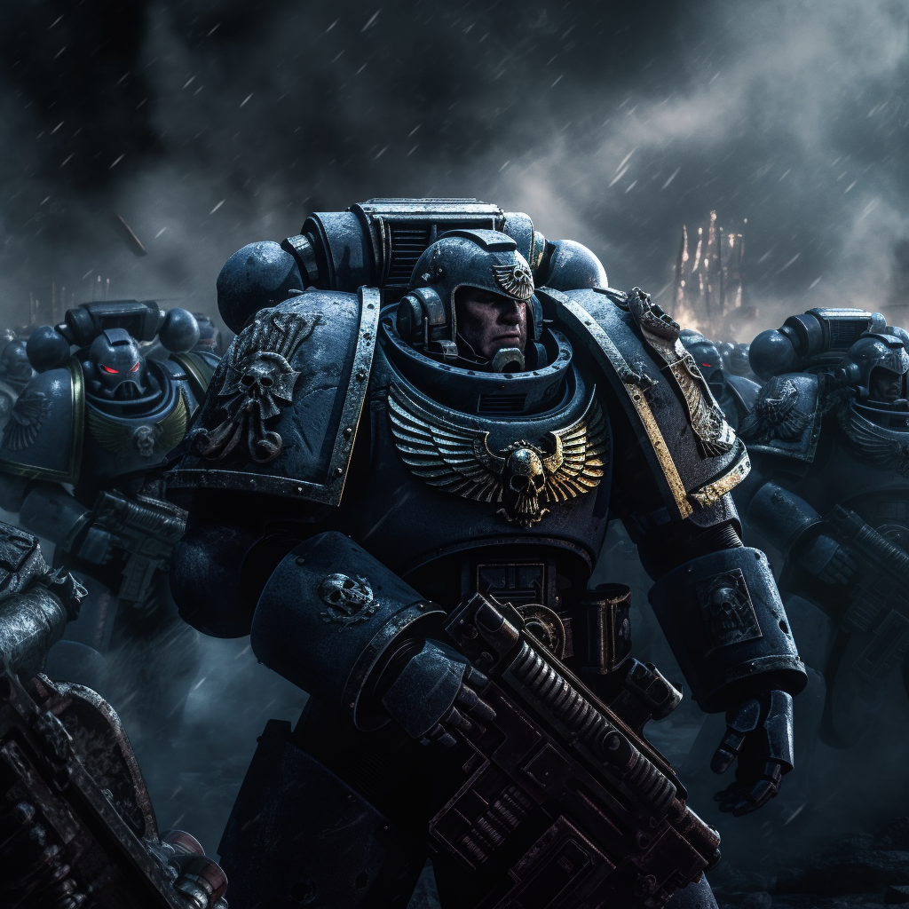 Destined Conflict: Warhammer Space Marines at the Brink