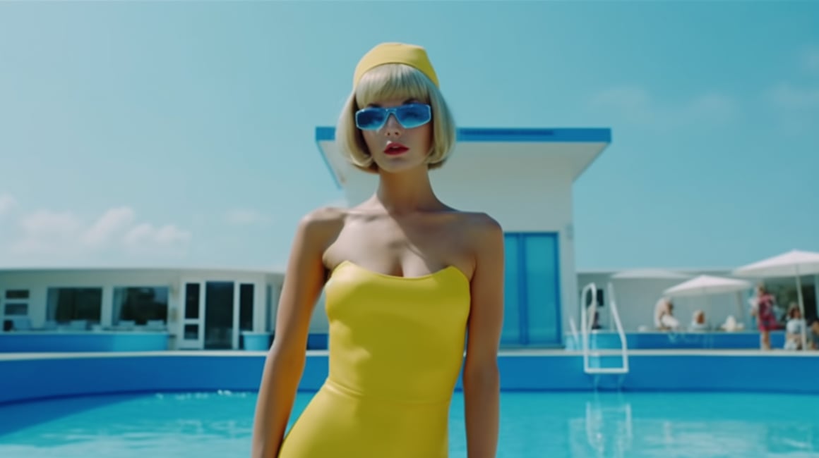 Cinematic Realism in Women's Swimwear Photography