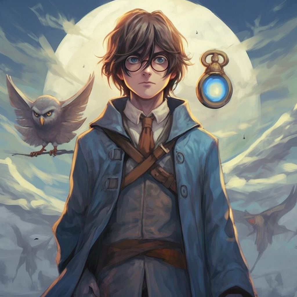 Harry Potter's Adventure in Zelda with a Twist of Gandalf and Sharingan