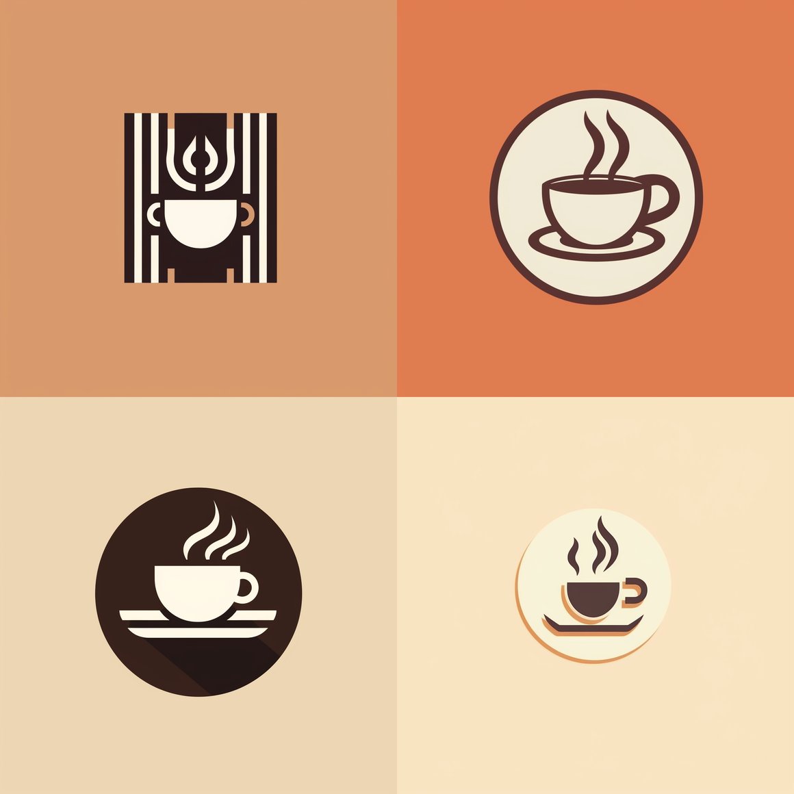 Creating a Modernist Inspired, Vector Coffee Cup Logo