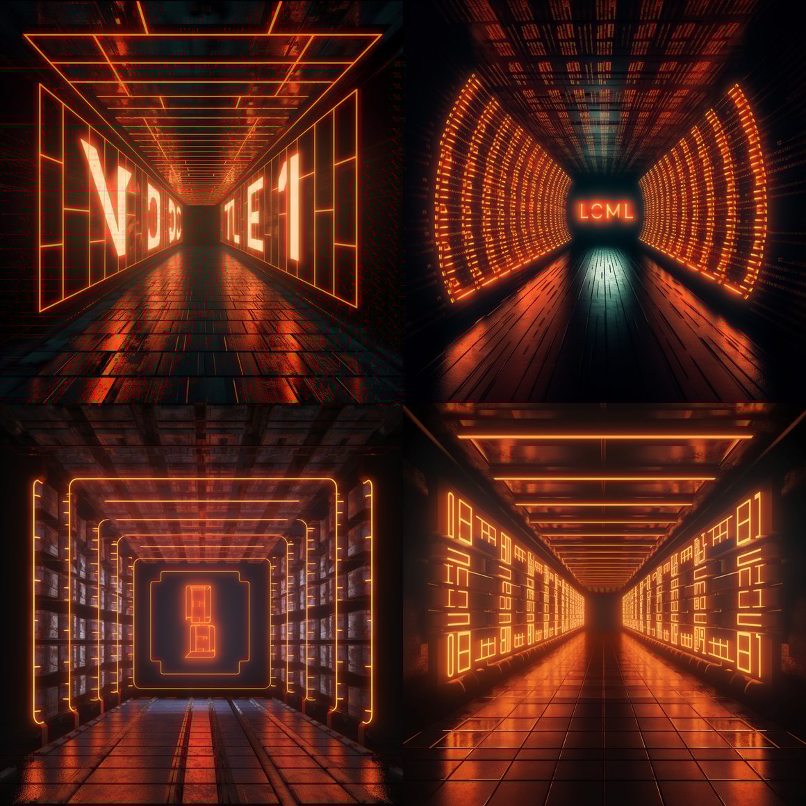 Neon Convergence: Techno-Futurism in Transit