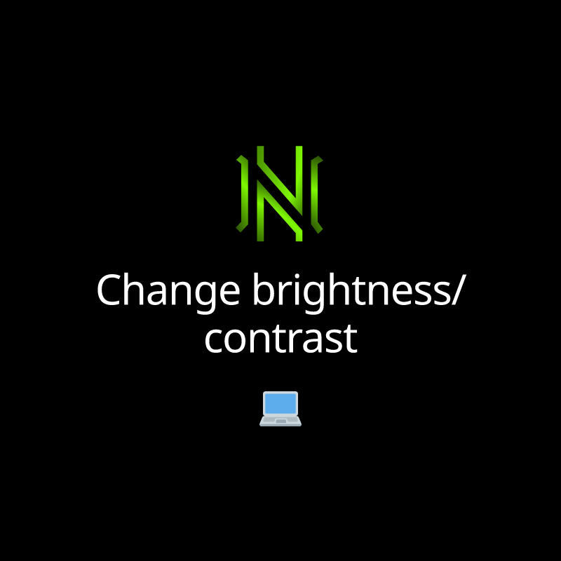 Change brightness/contrast