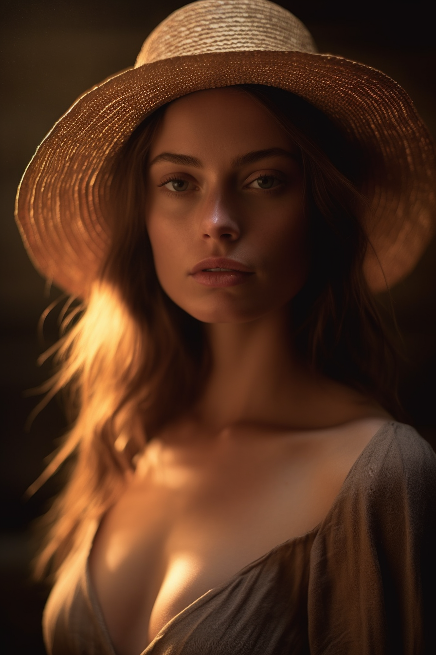 Cinematic Midway: The Mesmerizing Model's Journey