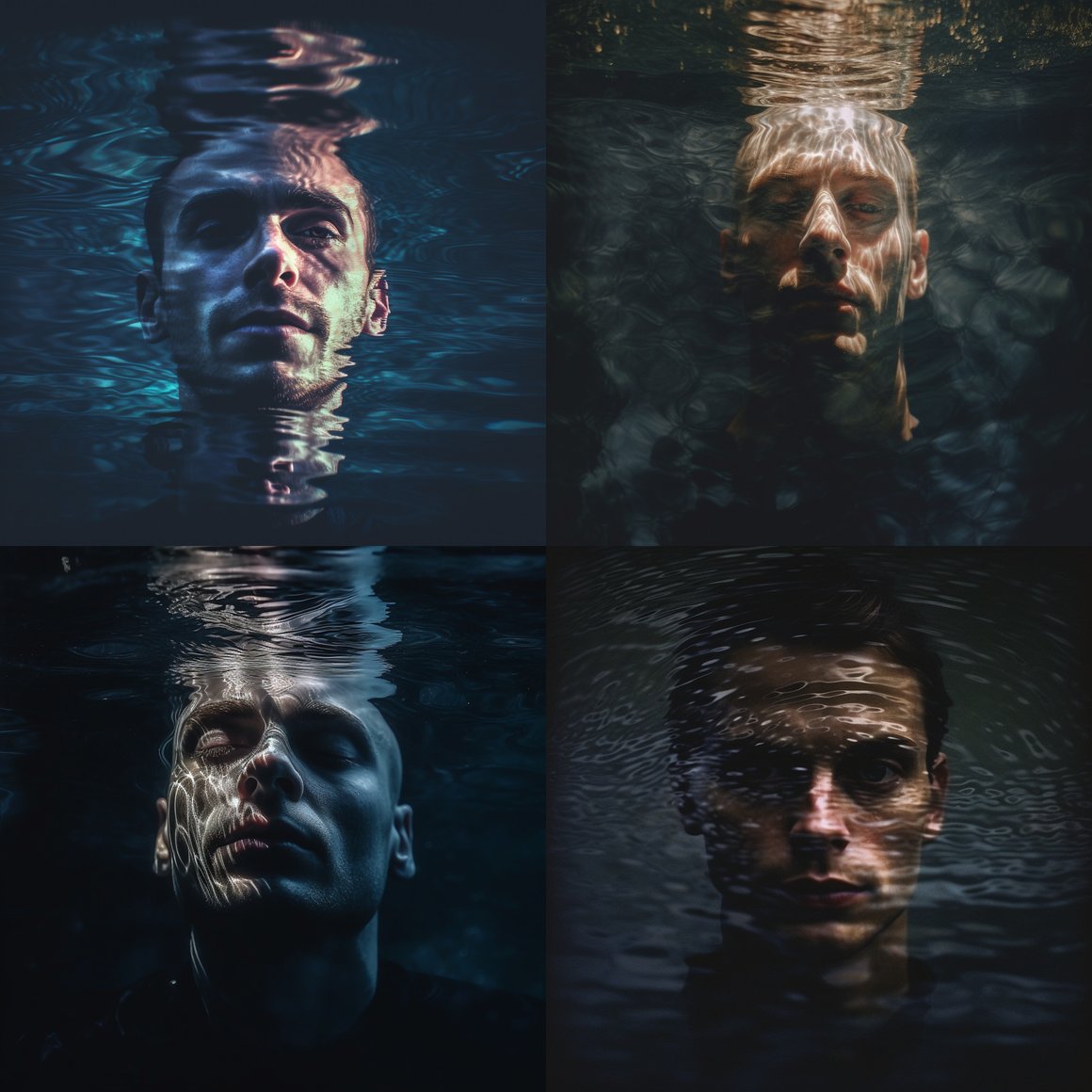 Submerged Serenity: A Glimmer in the Darkness