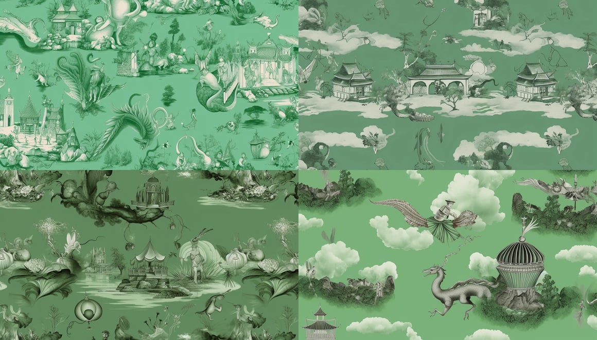 Chinese Zodiac Chimeras and Surreal Botanical Fusion