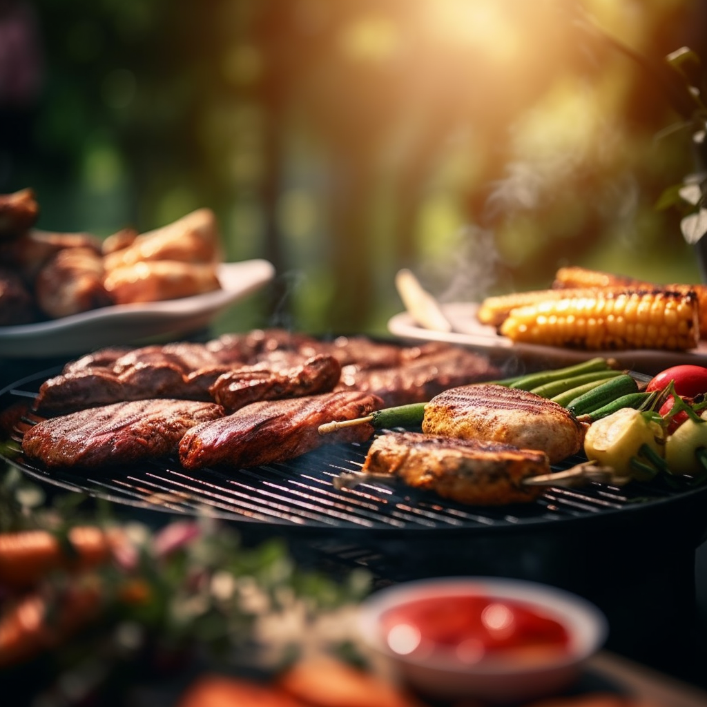Summer BBQ Party in a Kiwi Afternoon