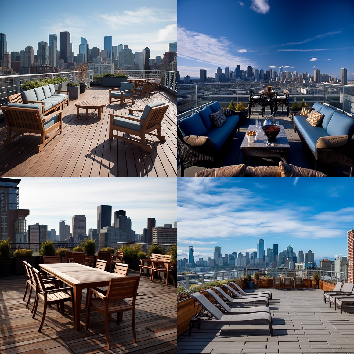 A Tour of a Seattle High-Rise Rooftop Terrace