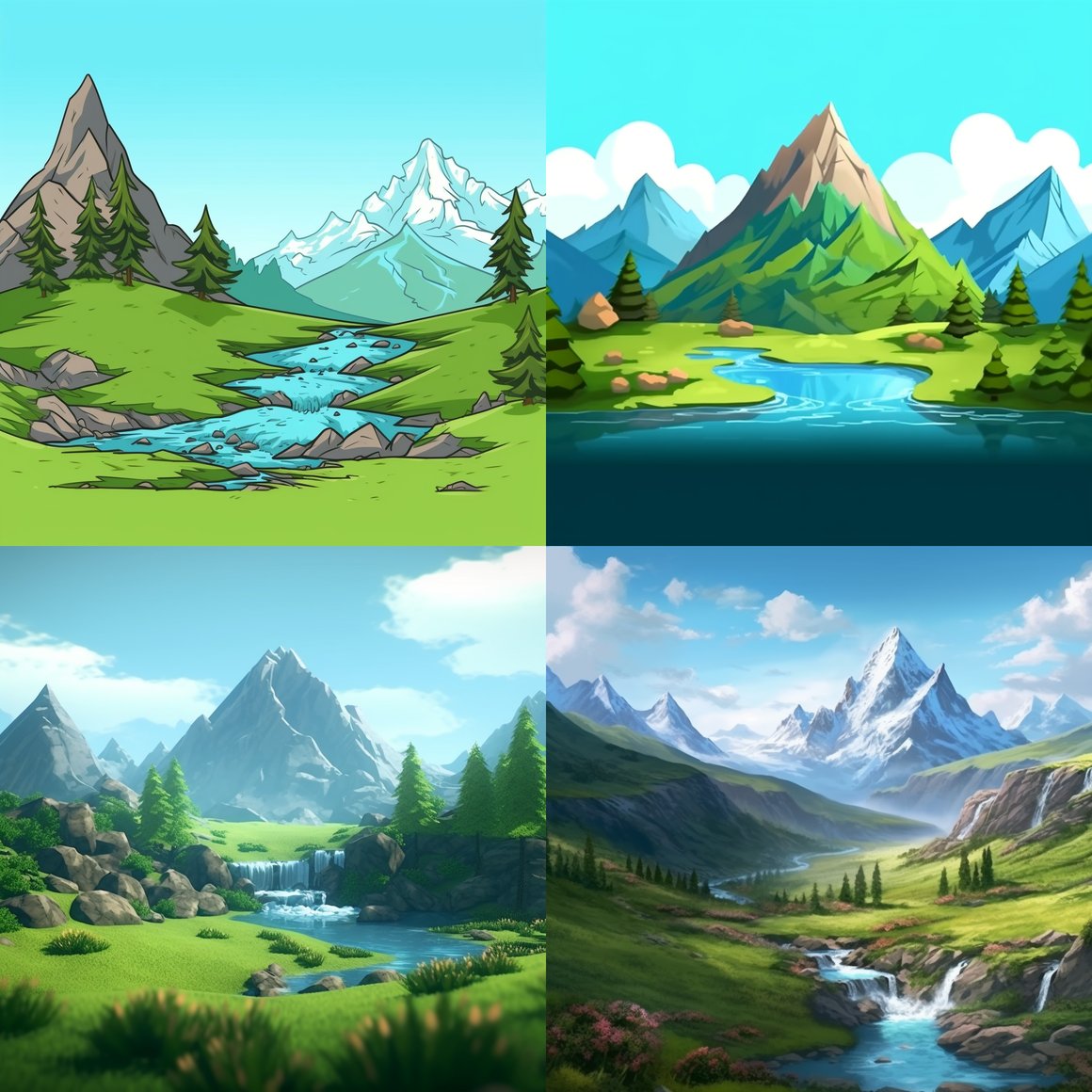 Nature's Majesty: Mountain Utopia in 4K HD