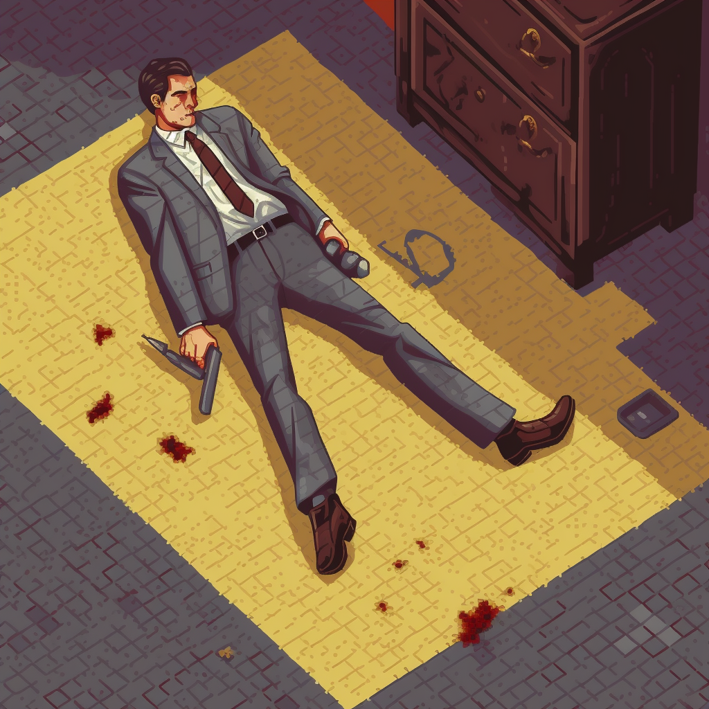 Retro Noir: Pixel Art Mystery