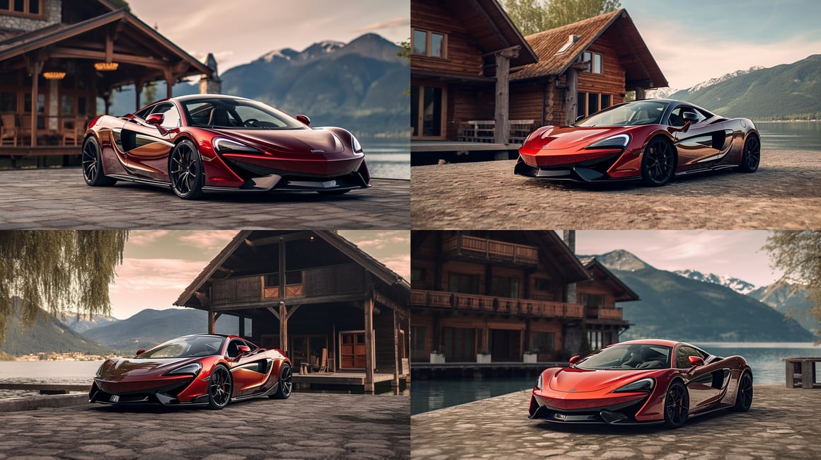 Midday McLaren: A Detailed Snapshot at Lago Di Garda