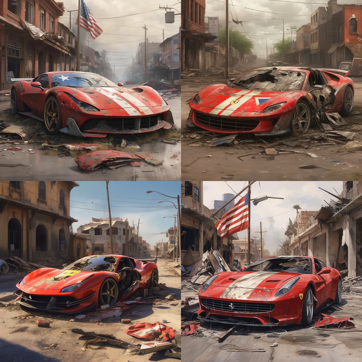 Chilean Turmoil: An Intimate View of a Crashed Ferrari