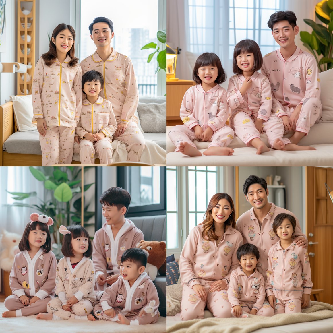 MidJourney Home-wear for the Whole Family