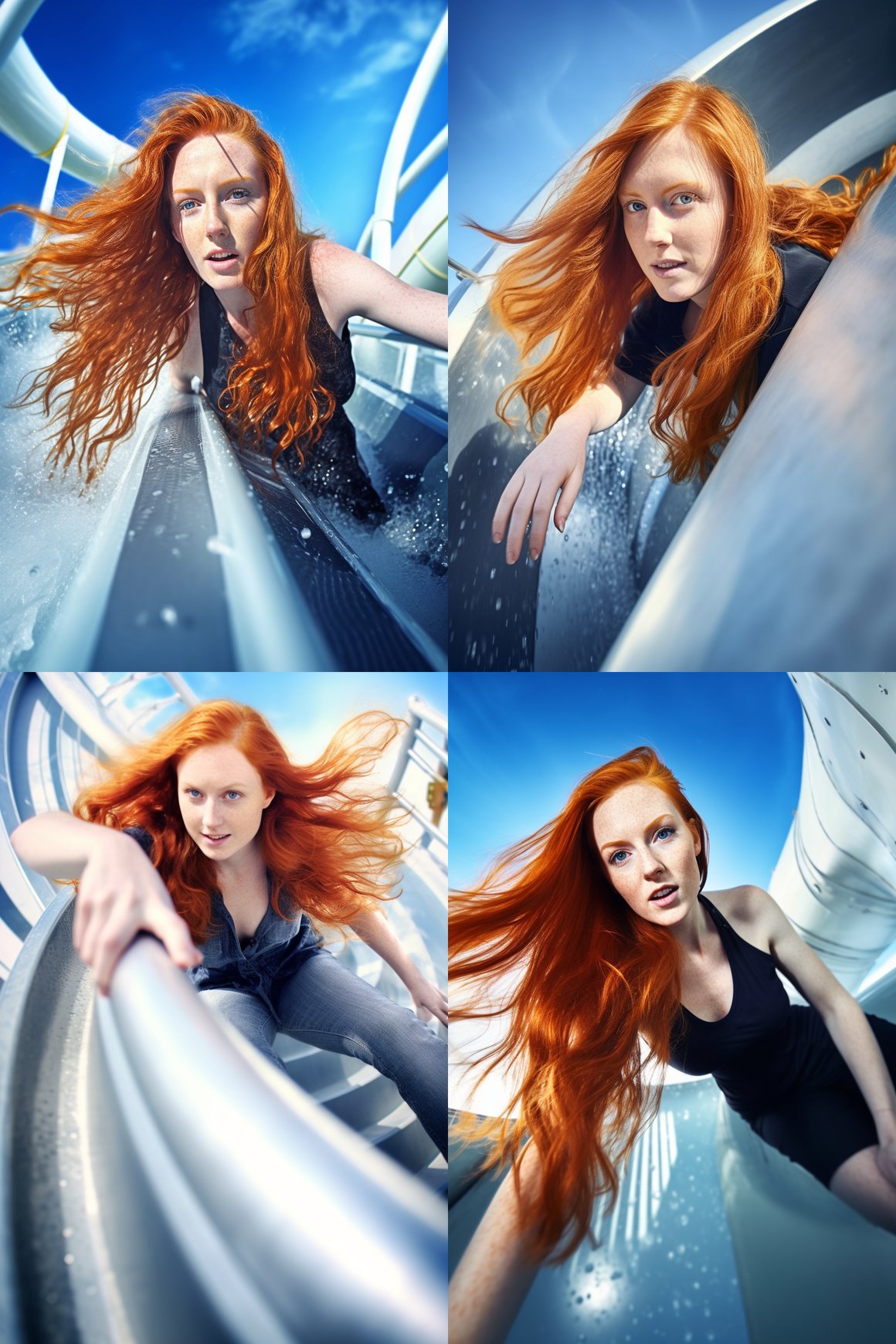 Cinematic & Detailed Photographic Journey of a Ginger American Model