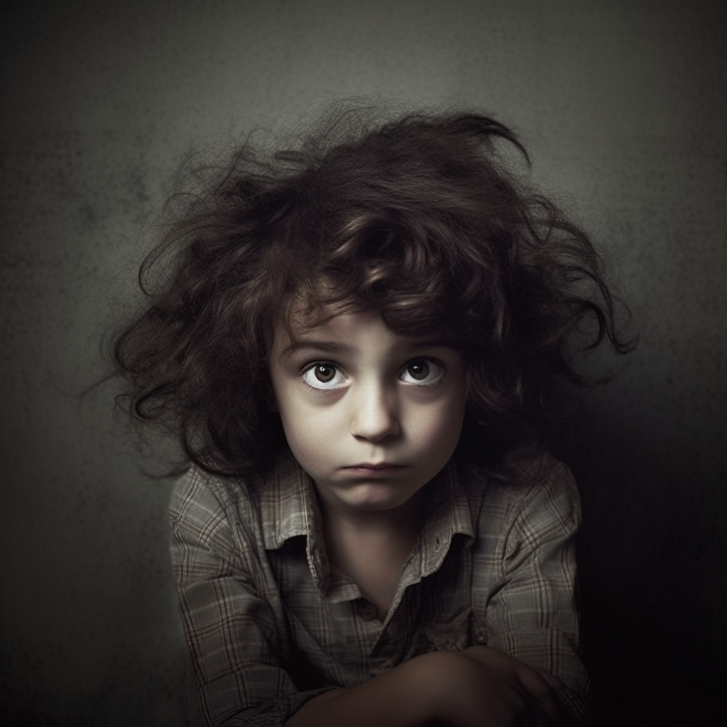 Subtle portrayal of a Child with Obsessive Compulsive Disorder