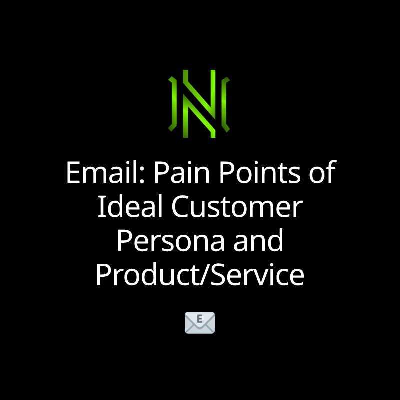 Email: Pain Points of Ideal Customer Persona and Product/Service