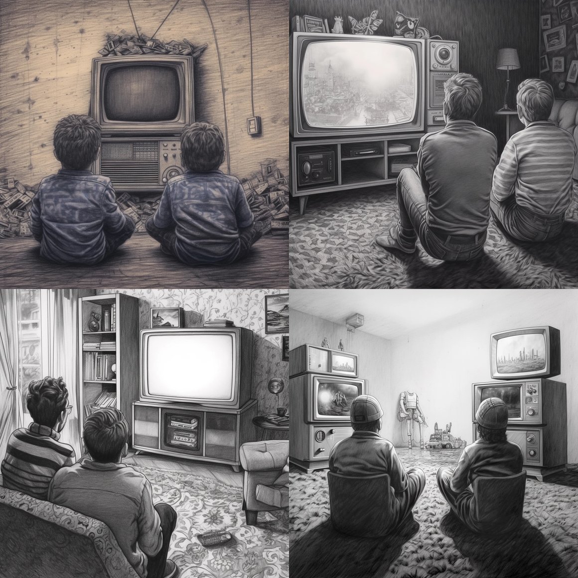 Reverse Time TV Session: A Artistic Exploration