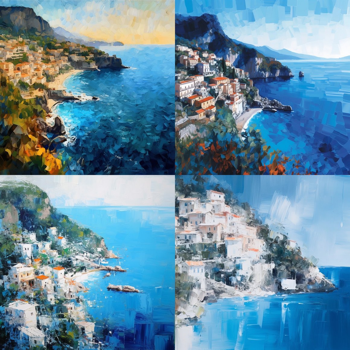 Summer Serenity: A Midway Glimpse of Amalfi Coast