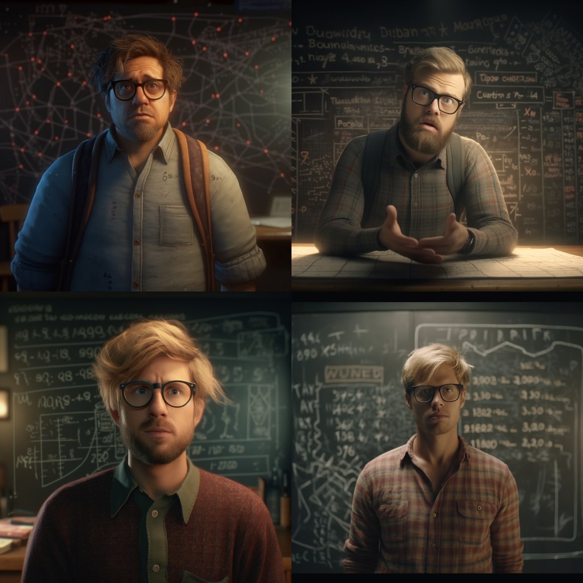 Detailed 4K Cinematic Journey of a Mathematics Lecture
