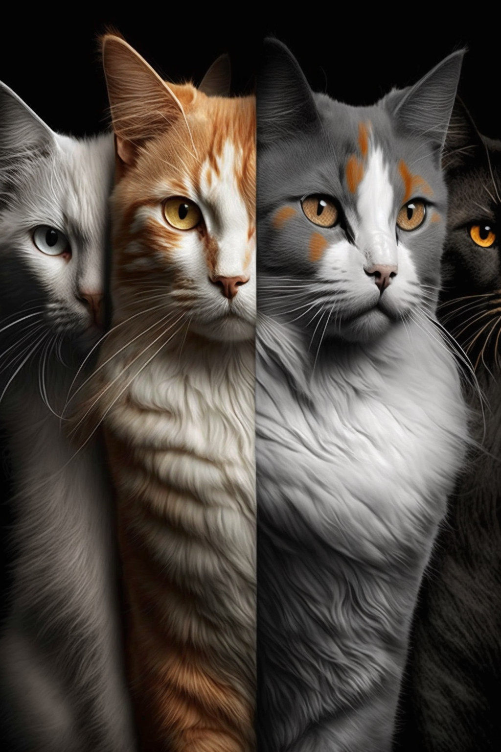 HD Feline Quintet Journey - v4 (2:3 aspect ratio)
