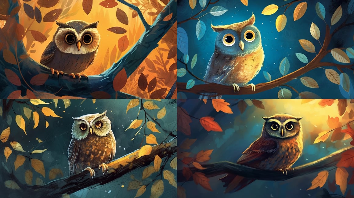 Midnight Adventures of the Lonely Little Owl