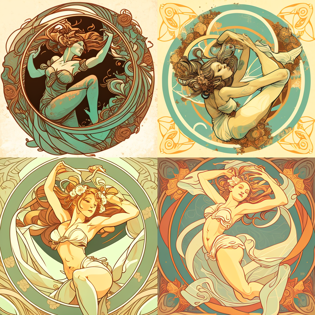 Art Nouveau Journey: The Contortionist Midway