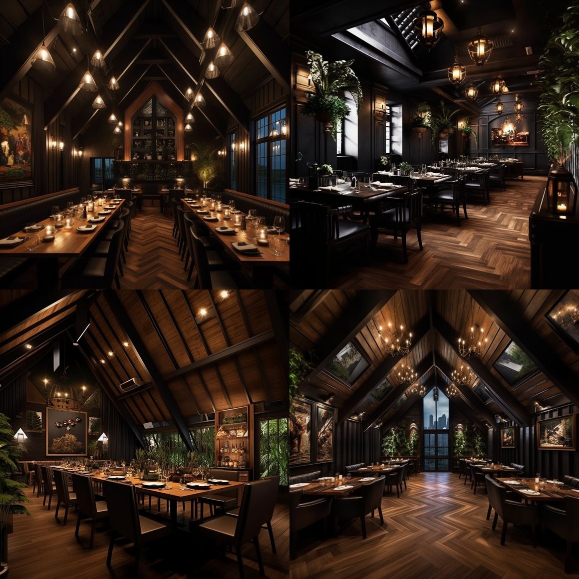Revamping a Fine Dining Restaurant with a Luxurious Black Royal Theme
