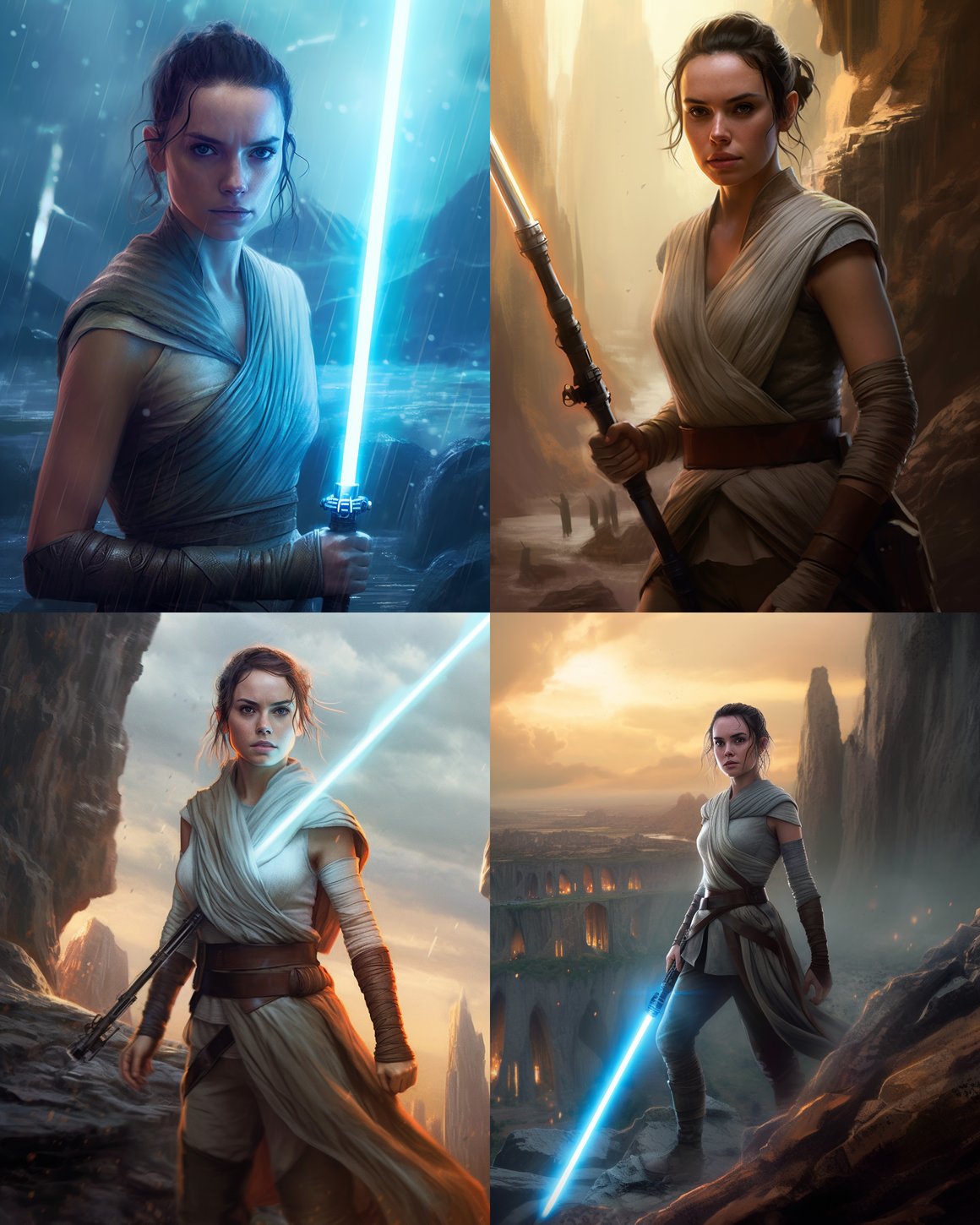 Rey Skywalker's Mid-Journey Exploration