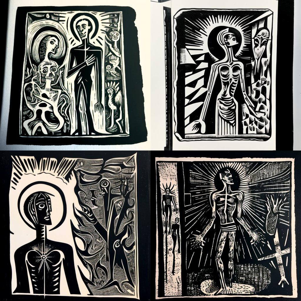 A Surrealistic Eastern European Journey in Black and White