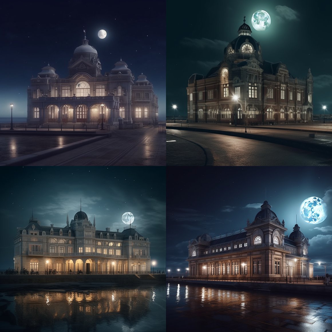A Surreal Cinematic Encounter at the Baroque British Railway Station