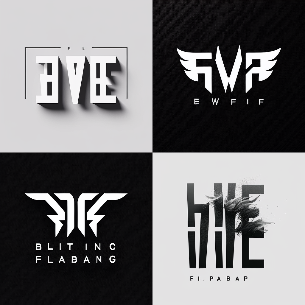 Futuristic Streetwear: BWF Clothing Brand Logo Design