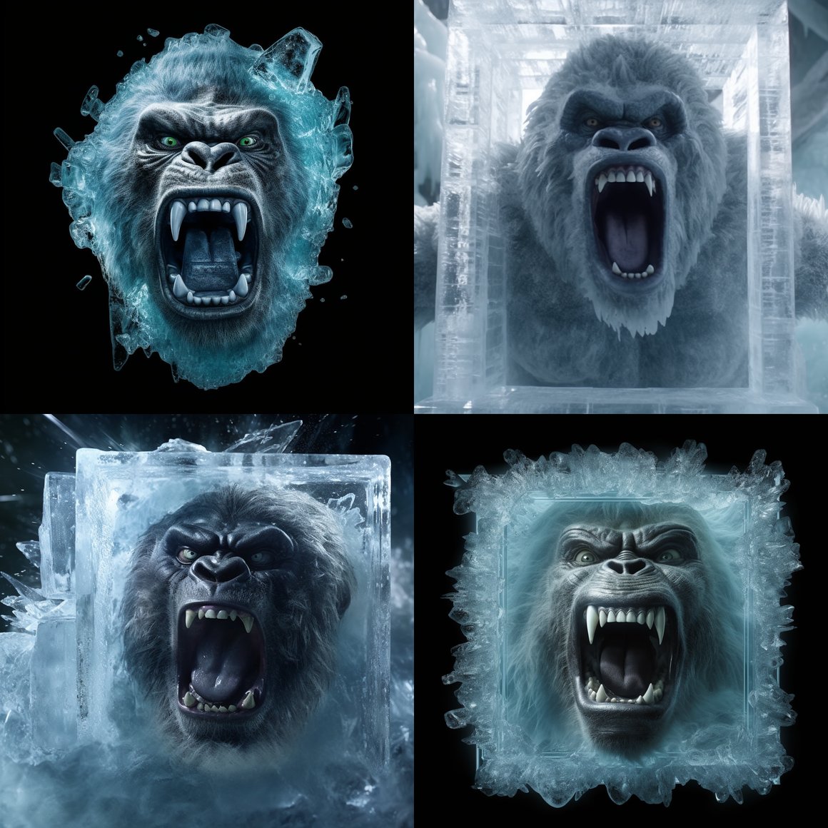 Chilling Encounter: King Kong in 8K Ultra-Realism