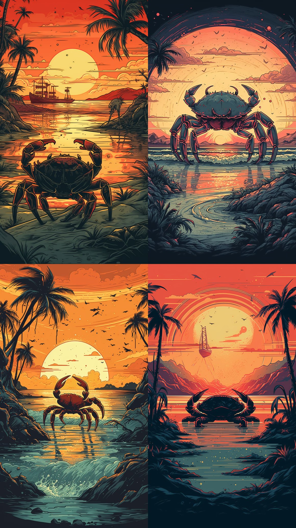 A Surreal Minimalistic Vector Masterpiece