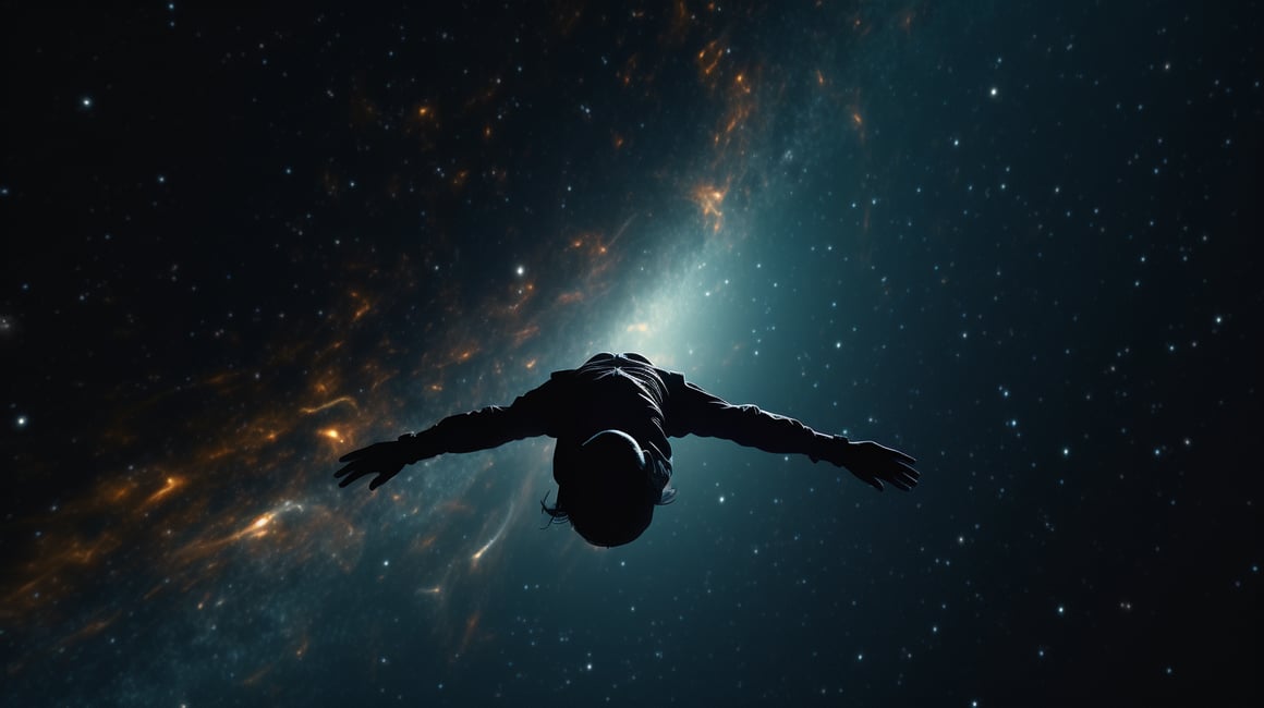 Sublime Suspension: A Cosmic Voyage