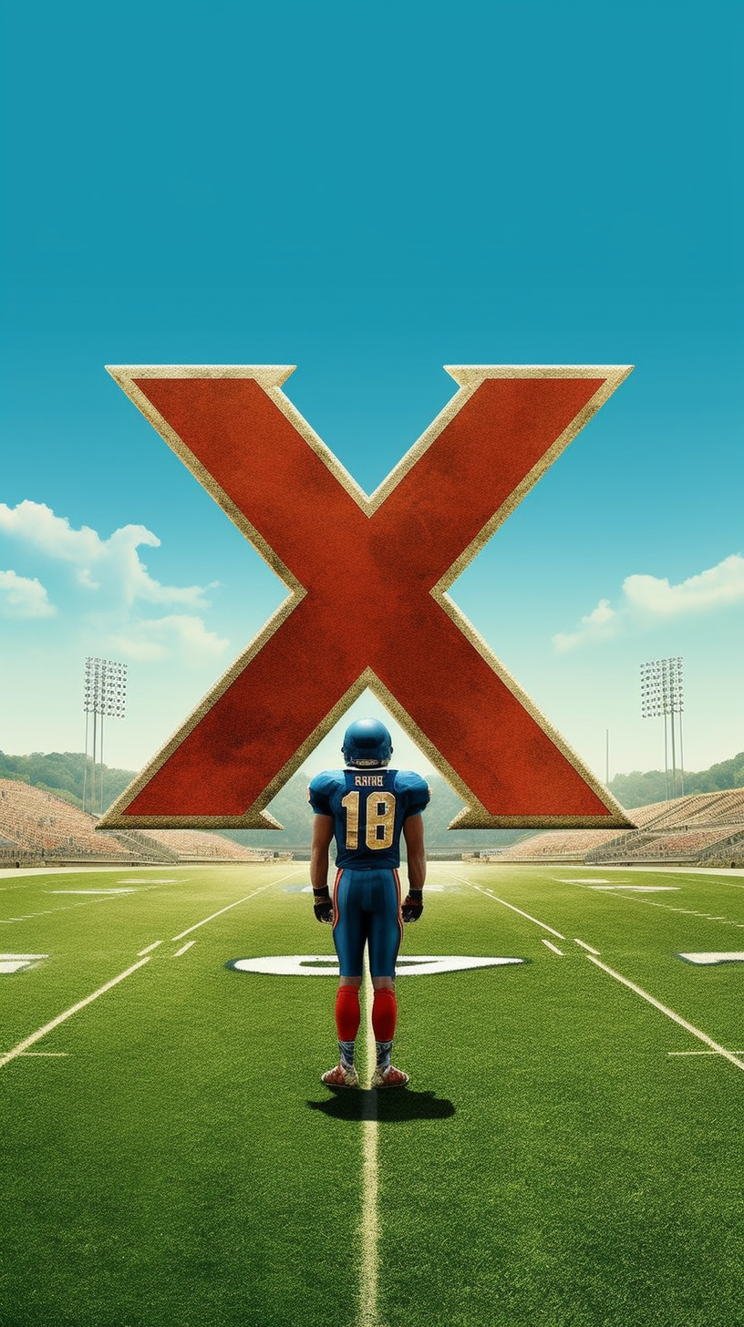 A Vertical Portrait in Hyper-Realism on the Football Field