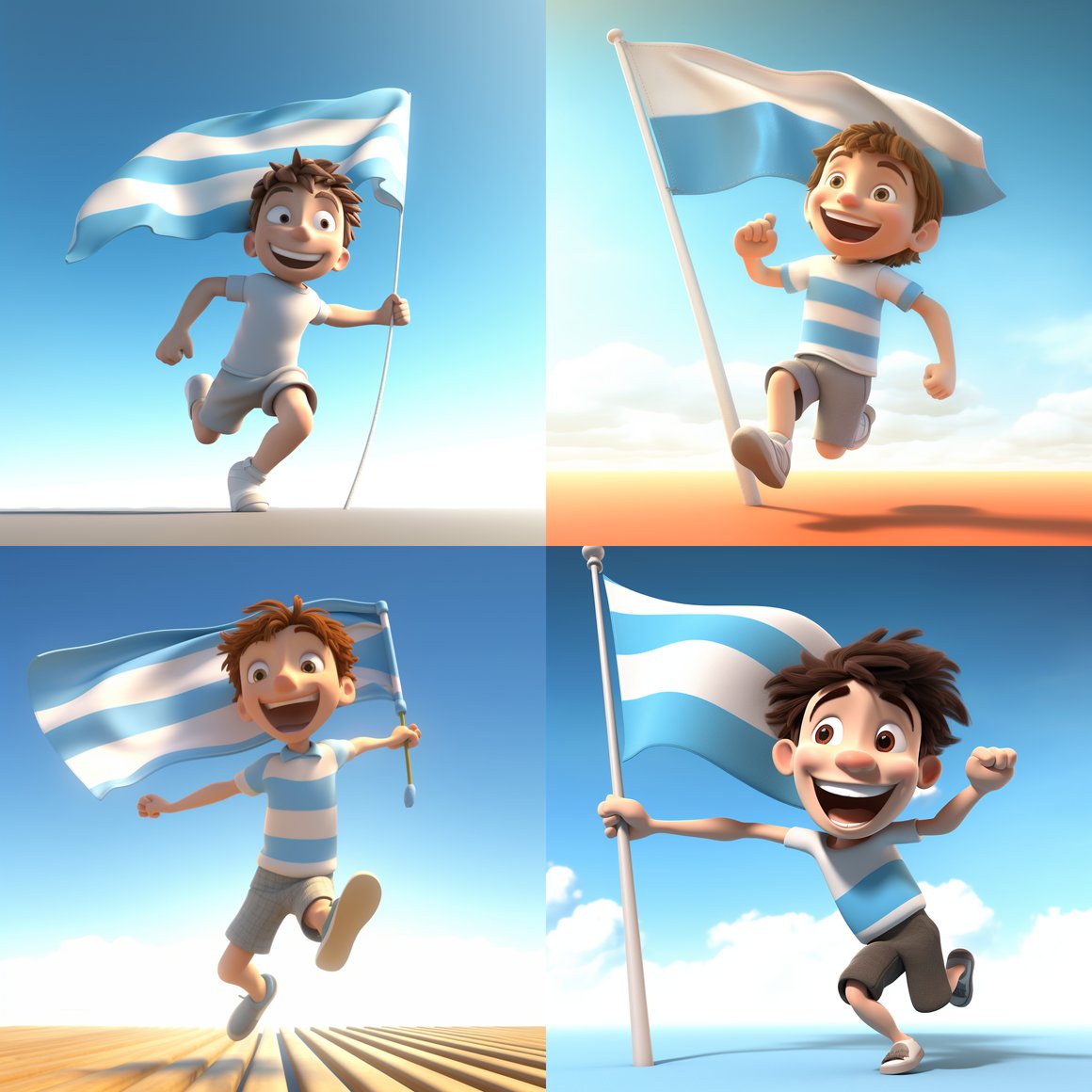 Argentinian Joy: A Mid-Journey Sprint in 3D