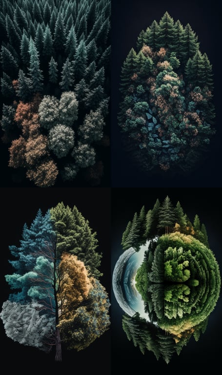Mid-Journey through Hyper-Detailed Sustainable Nature Photography ...