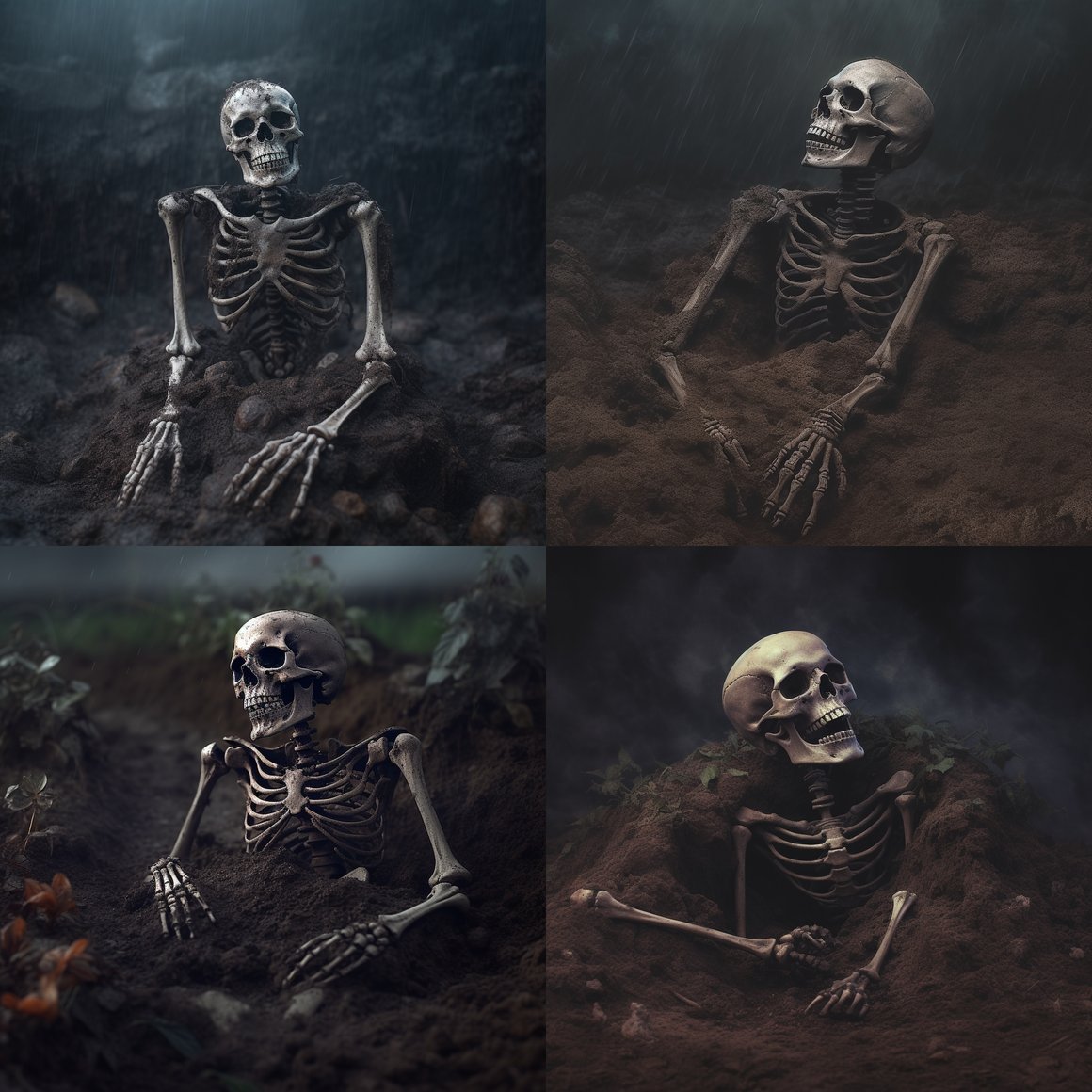 Midnight Discovery: Skeleton Unearthed