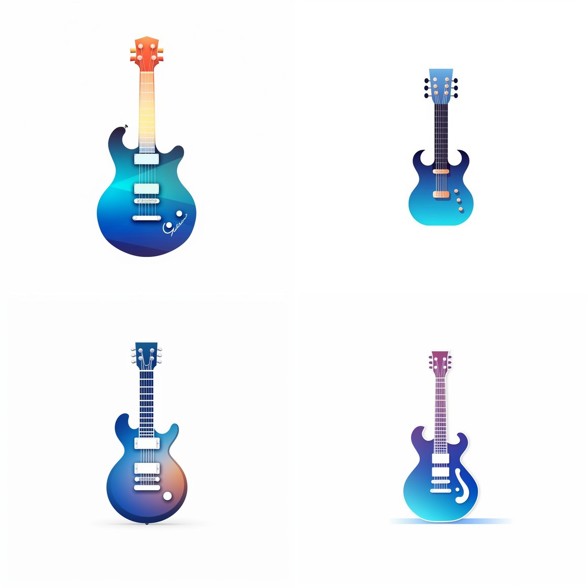 Mid-travel Gibson Les Paul Guitar App Logo