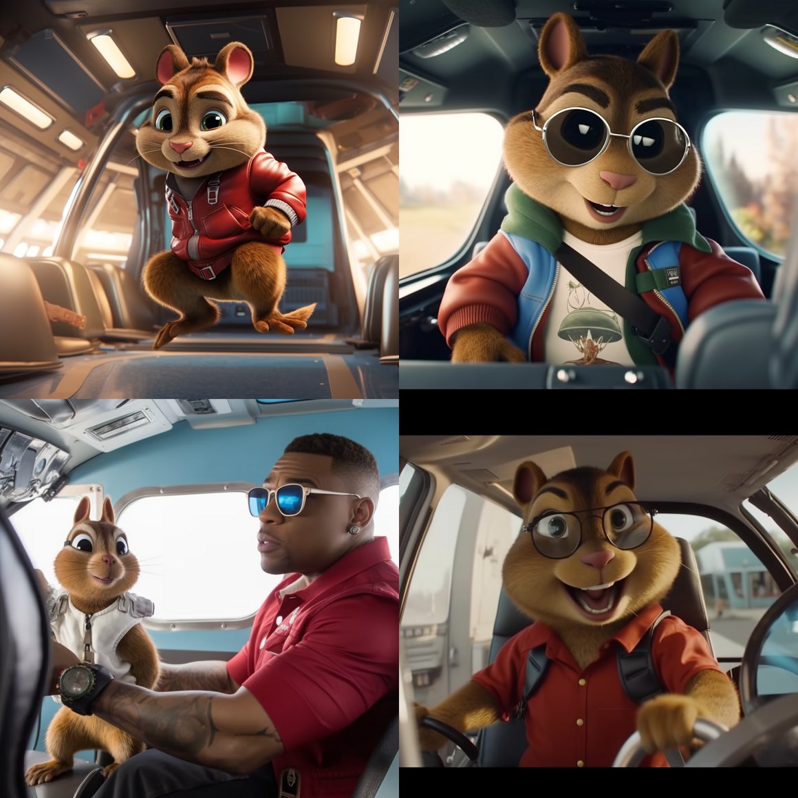 Chipmunk Clash: Alvin vs Tyson in Sky-high Showdown