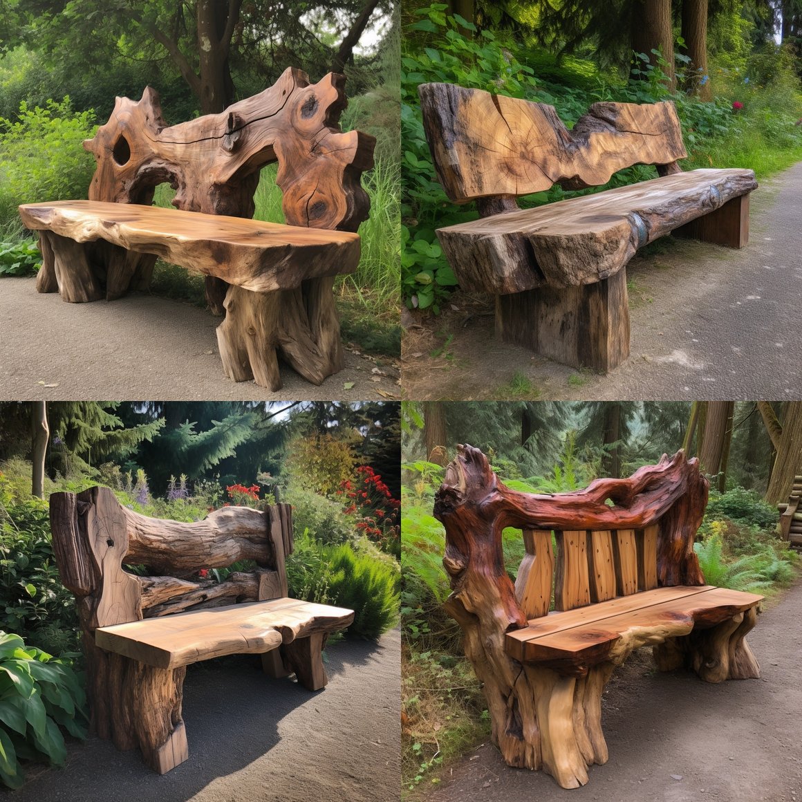 Restful Respite: A Mid-Journey Bench Description - V5