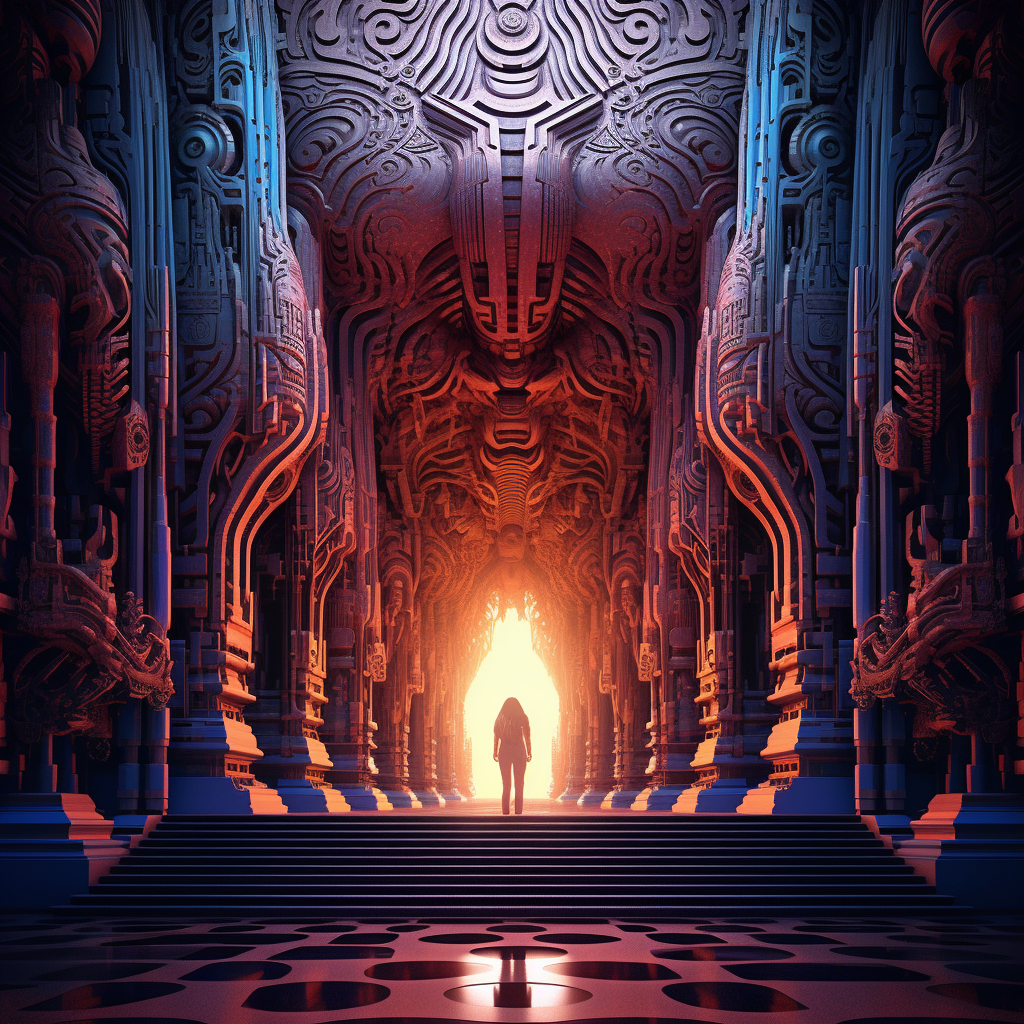 A Surreal Blend of Renaissance and Modern Tech