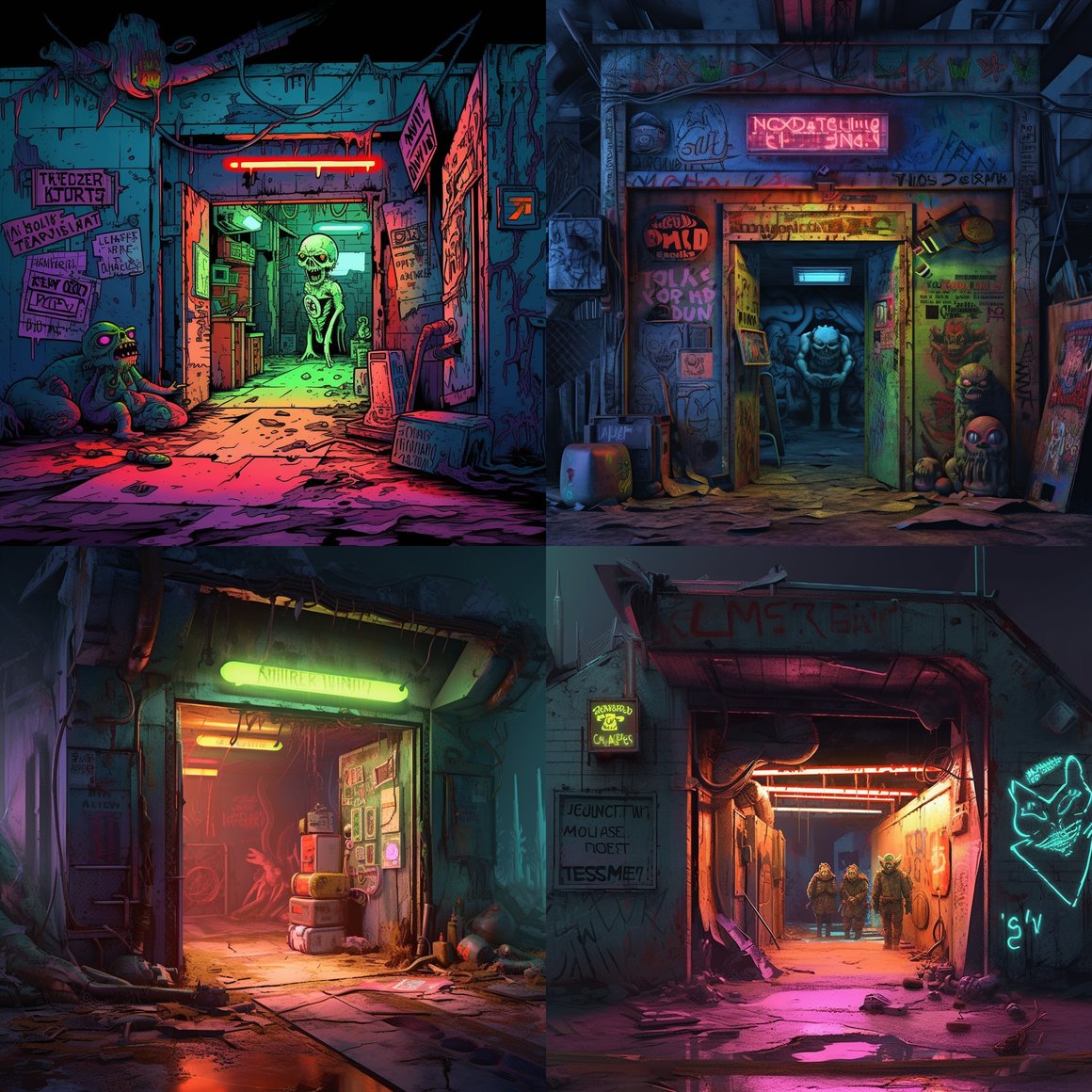 Neon Nightmare: The Fallout Shelter Threshold