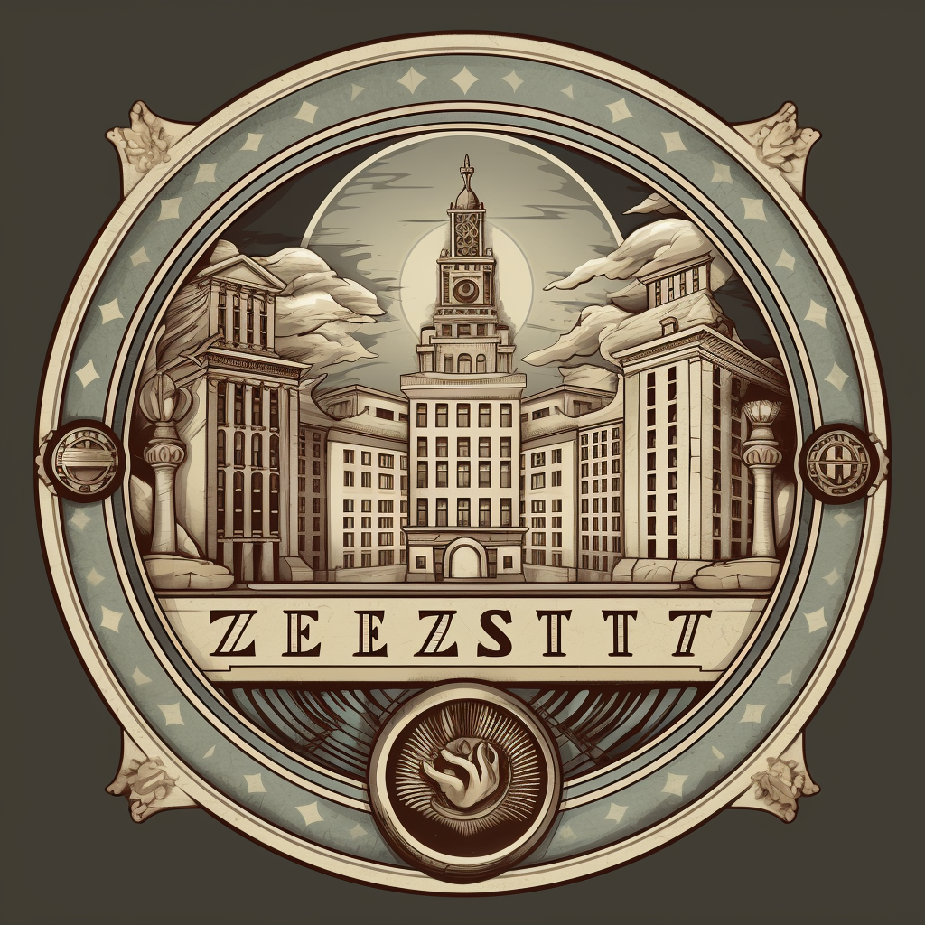 Designing Zeitgeist Bank logo incorporating Art Deco and Greyscale elements
