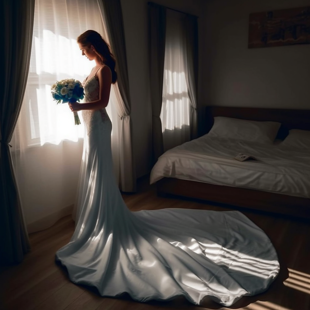 A Tall Bride's Luxurious Preparation Journey