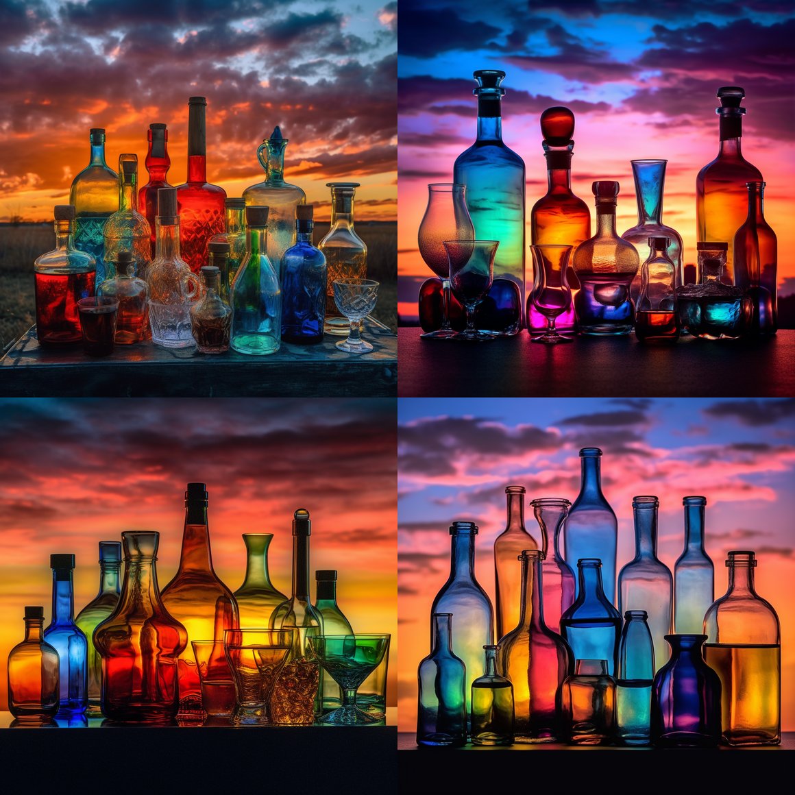Twilight Prism: A Still Life Journey