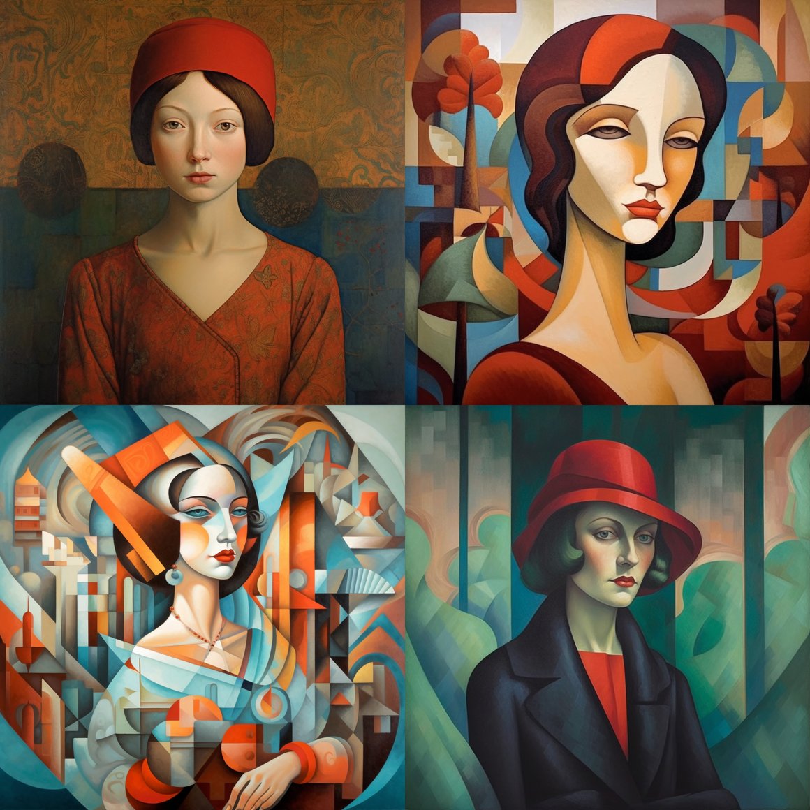 Artistic Echo: A Contemporary Homage to Classic Elegance