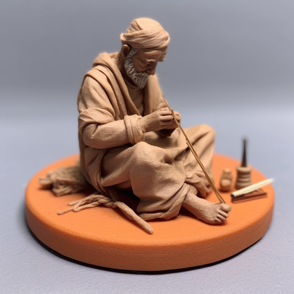 Artisan's Tranquility: The Mid-Journey Craft