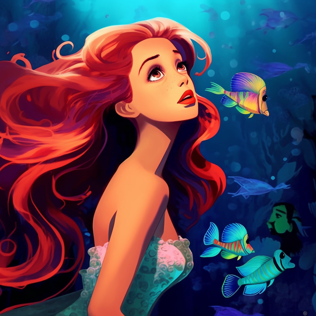 Ariana Grande as Ariel: A Subaquatic Reimagining
