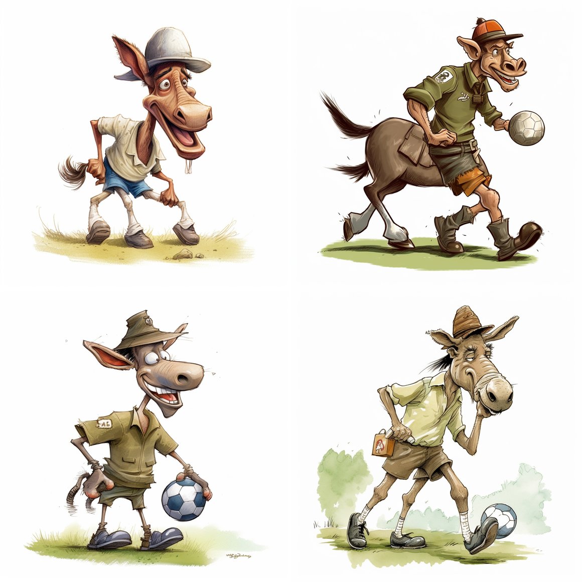 Halfway Touchdown: A Mule's Football Adventure