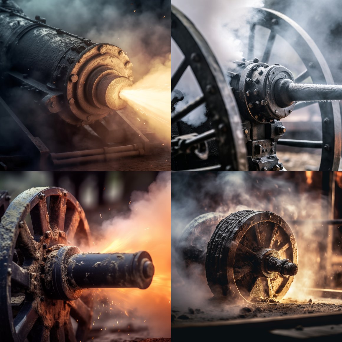 Artillery Aftermath: A Closeup Capture